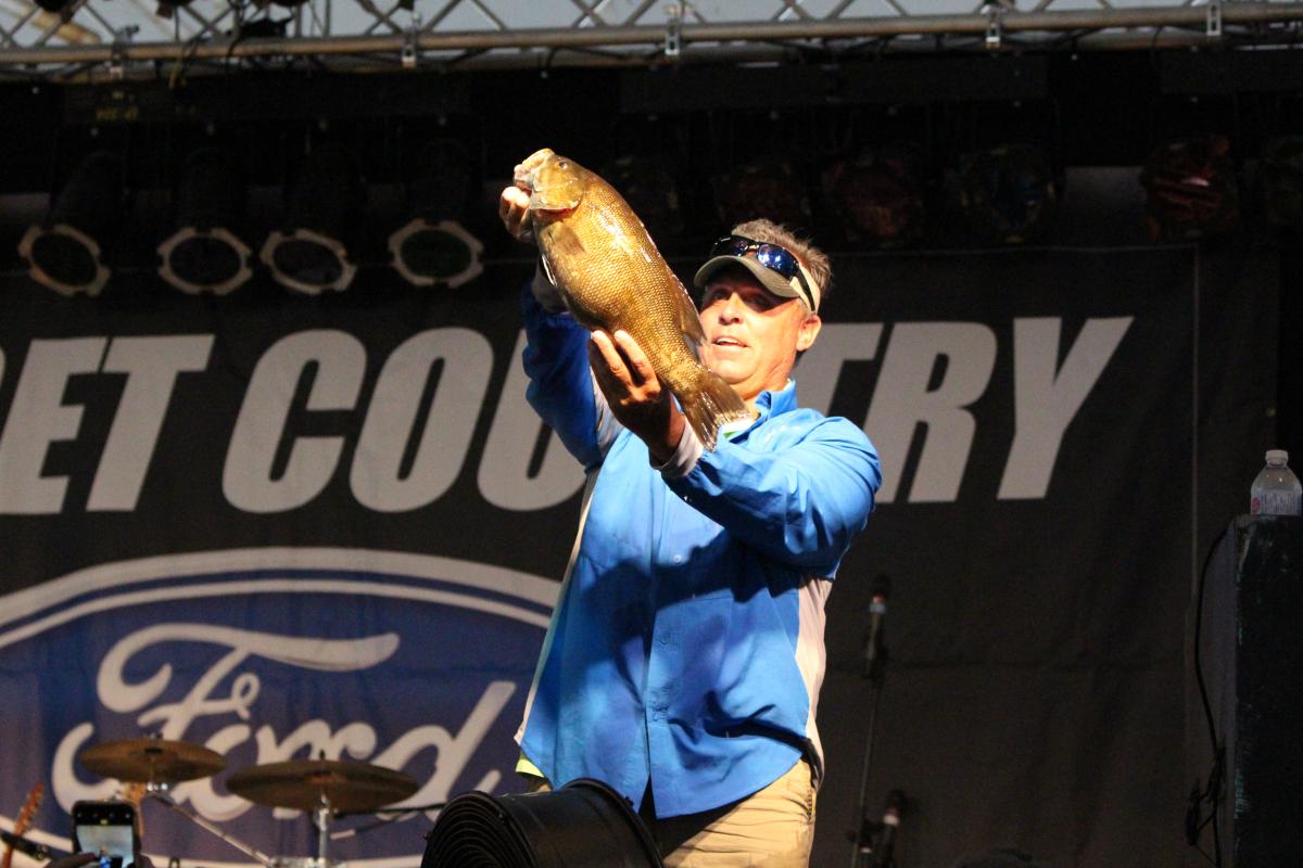 Fort Frances Canadian Bass Championship weigh-in